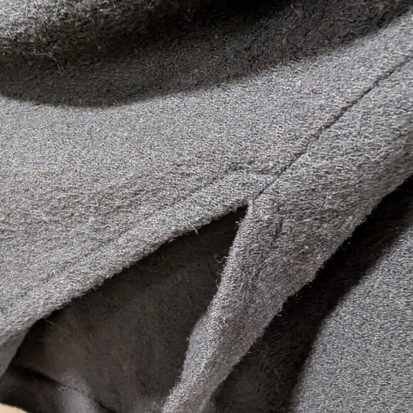 Eileen Fisher Black 100% Wool Round Neck Sweater Sz S - Picture 3 of 6